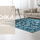 Timeless Black Blue Abstract Element(Blue)