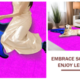 Eclectic Colorful Abstract Artwork(Pink)