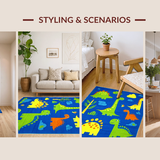 Dynamic Colorful Creature Art(Blue)