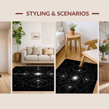 Stylish Constellation Geometric(Black)