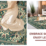 Elegant Green Abstract Fusion(Ivory)