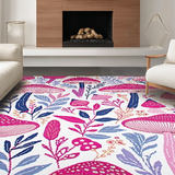 Ultra Soft Area Rug, Non Slip, Stain Resistant, Washable Area Rugs for Living Room, Bedroom, Cozy Textured Modern Aesthetics(White)