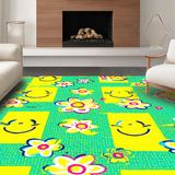 Charming Iridescent Flower Motif(Yellow)