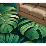 Ultra Soft Area Rug, Non Slip, Stain Resistant, Washable Area Rugs for Living Room, Bedroom, Vibrant Plush Nature Inspired Decor(Green)
