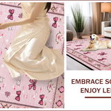 Ultra Soft Area Rug, Non Slip, Stain Resistant, Washable Area Rugs for Living Room, Bedroom, Whimsical Soft Color Palette(Pink)