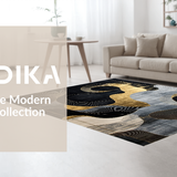 Chic Modern Abstract Contrast(Black)