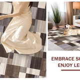 Elegant Lattice Motif with Depth(Beige)