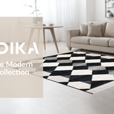 Contemporary Black Checkered Style(Black)