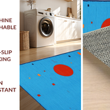 Charming Cartoon Character Motif(Blue)