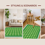 Charming Springtime Checkered Aesthetic(Green)