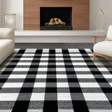 Contemporary Cozy Buffalo Plaid Style(Black)
