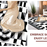 Dynamic Monochrome Vortex Aesthetic(Black)