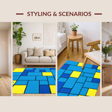 Engaging Pastel Alphabet and Shape Display(Blue)