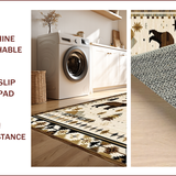 Ultra Soft Area Rug, Non Slip, Stain Resistant, Washable Area Rugs for Living Room, Bedroom, Western-Themed Cozy Aesthetic(Beige)