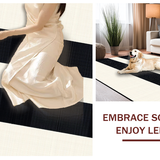 Chic Symmetrical Black and White Layout(Beige)