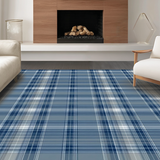 Warm Earthy Plaid Chic(Blue)