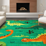 Dynamic Nature Inspired Dino Motif(Green)