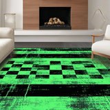 Elegant Geometric Faded Tiled Texture(Green)