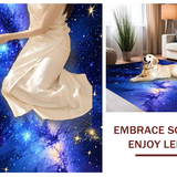 Enchanting Radiant Night Sky Motif(Blue)