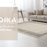 Ultra Soft Area Rug, Non Slip, Stain Resistant, Washable Area Rugs for Living Room, Bedroom, Stylish Modern Geometric Arrangement(Beige)