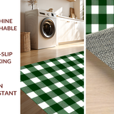 Contemporary Green Tartan Vibe(Green)