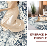 Chic Low Contrast Distressed Design(Blue)