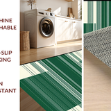 Stylish Geometric White and Green(Green)