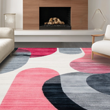 Luxurious Muted Tones Artful Geometry(Pink)