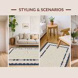 Vibrant Handcrafted Textural Design(Beige)