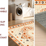 Cozy Rustic Ogee Textured Style(Beige)