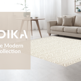 Elegant Creamy Textured Motif(Beige)