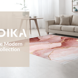 Vibrant Abstract Pink and Gold Mix(Pink)