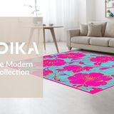 Bold Fluffy Modernist Decor(Blue)