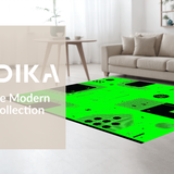 Charming Youthful Pixelated Design(Green)