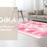 Lively Fuzzy Trellis Motif(Pink)