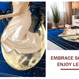 Artistic Sun and Moon Fusion(Blue)