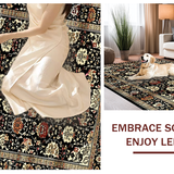 Charming Warm Toned Floral Fusion(Black)