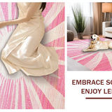 Charming Pastel Sunburst Motif(Pink)