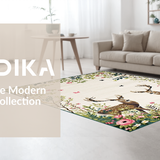 Dynamic Deer Print Fusion(Beige)