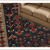 Distressed Tribal Patterned Charm(Red)