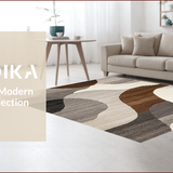 Ultra Soft Area Rug, Non Slip, Stain Resistant, Washable Area Rugs for Living Room, Bedroom, Contemporary Subtle Textured Pattern(Gray)