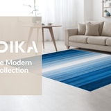 Contemporary Abstract Blue Hues(Blue)