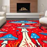 Cheerful Funky Nature Inspired(Red)