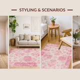Vibrant Abstract Floral Vision(Pink)