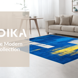 Lively Abstract Color Splash(Blue)