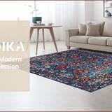 Chic Modern Geometric Textures(Blue)