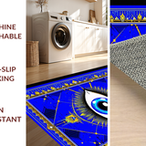 Bold Graphic Welcome Floor(Blue)