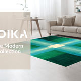 Bold Abstract Illusionary Waves(Green)