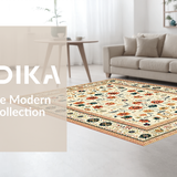 Modern Hued Petal Print(Ivory)