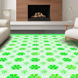 Elegant Green Trellis Design(Green)